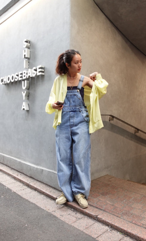 ワークデニムサロペット